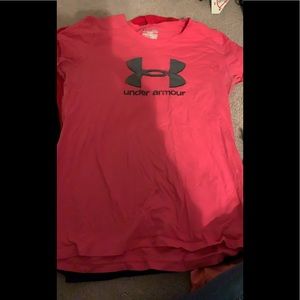 Pink Under Armour T-shirt